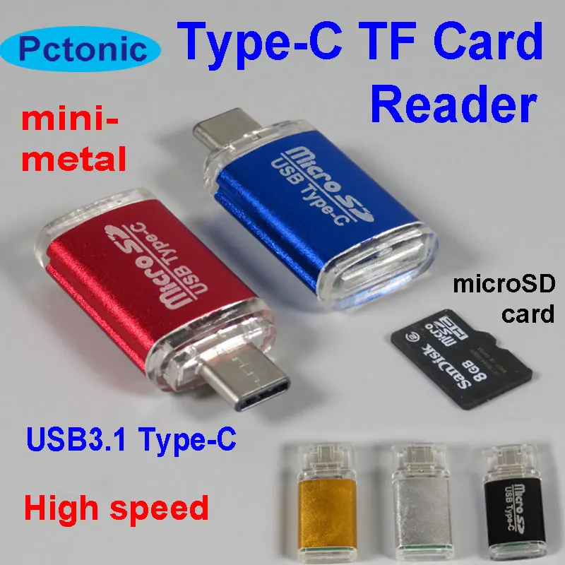Высокоскоростной адаптер pctonusb3.1 Type C TF OTG micro SD для macbook type C|otg adapter micro|mobile phone adaptercard
