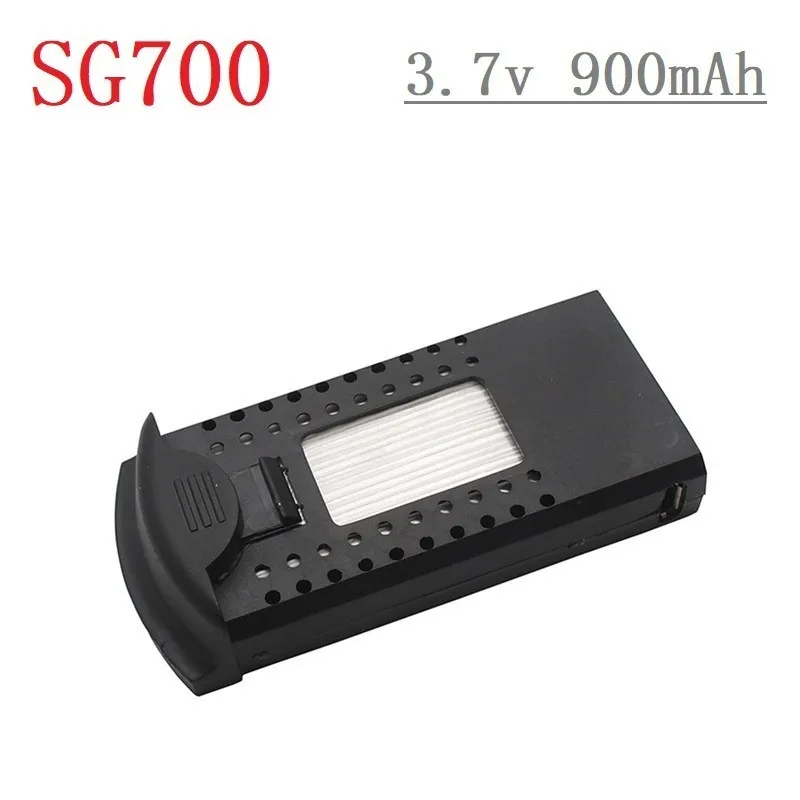 

3.7V 900mAh Li-po Battery and 5-Port Charger for DM107S SG700 S169 For RC Quadcopter Spare Parts 3.7v Drone Battery 752560