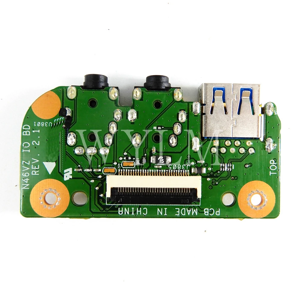 N46VZ IO board REV2.0 for ASUS N46V N46VM N46VJ N46VB Laptop motherboard USB Audio | Компьютеры и офис