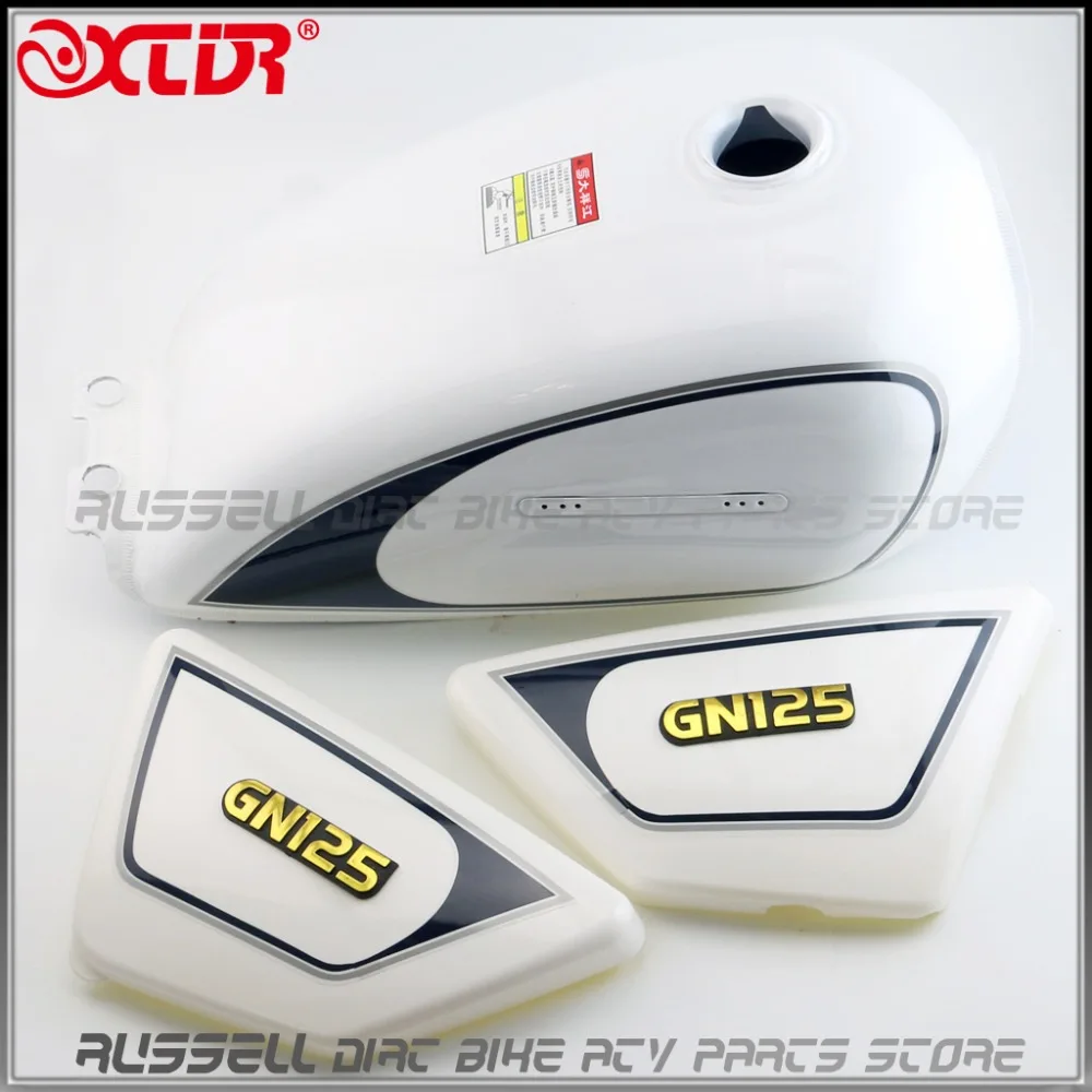 Топливный бак и пластиковая крышка левая правая обтекатели панель для SUZUKI GN125 GN