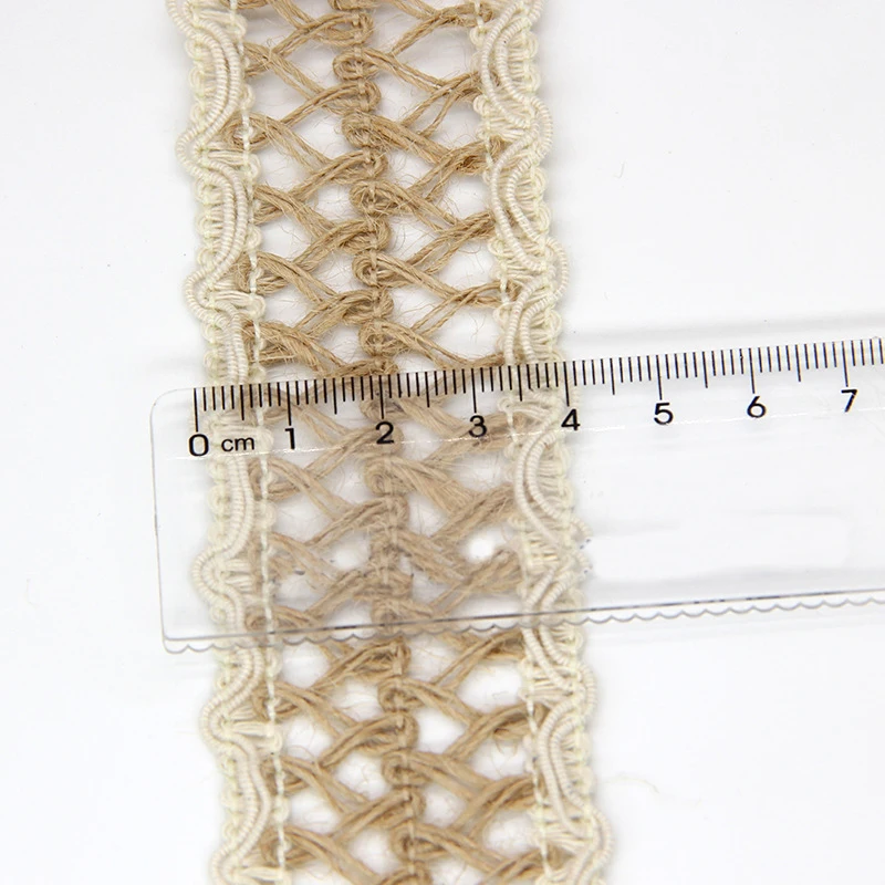 5 м натуральная лента из джута пеньковой веревки с отверстиями для творчества