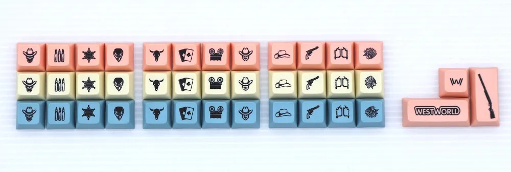 Стиль Вестерн XDAS профиль keycap 143/186 краситель сублимированный filco/DUCK/Ikbc MX Переключатель механическая клавиатура keycap, только keycaps