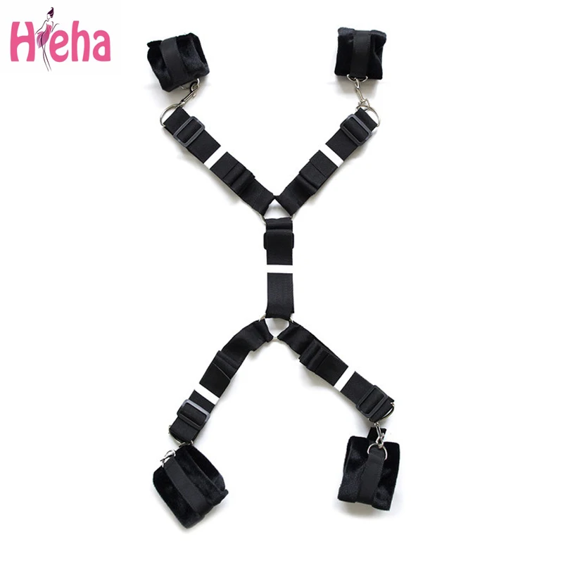 HiHa игры для взрослых интимные инструменты бандаж БДСМ фиксаторы наручники ног
