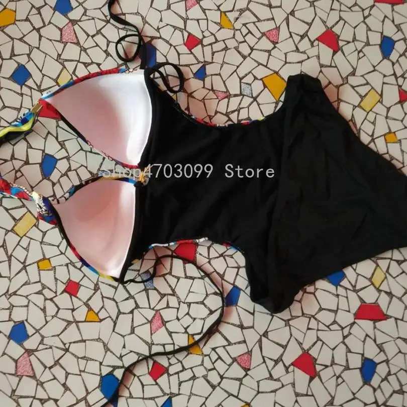 Наборы бюстгальтер + трусы для женщин новейший бикини с принтом в богемном стиле