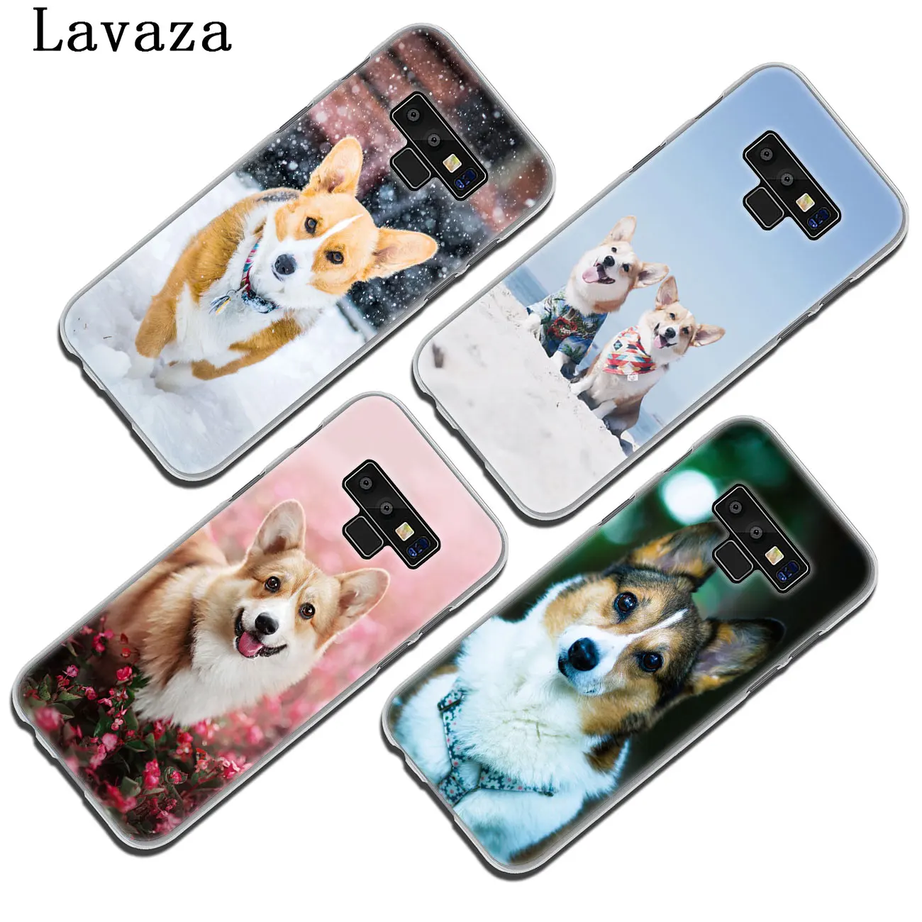 Жесткий чехол Lavaza Corgi dog для Samsung Galaxy Note 10 9 8 A9 A8 A7 A6 Plus 2018 A5 A3 2015 2016 2017 A2 | Мобильные