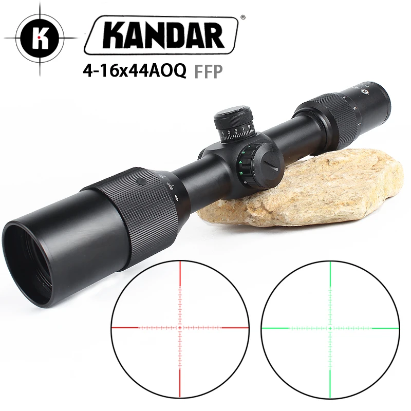 KANDA 4 16X44A OQ FFP тактический прицел красный зеленый с подсветкой Прицел снайперский