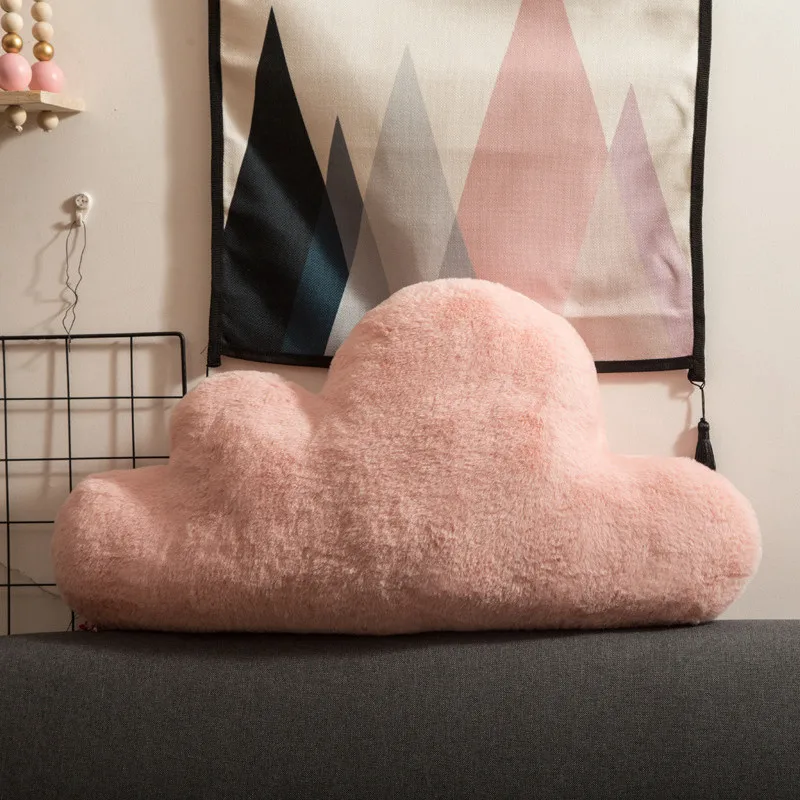 65x30cm Мягкая плюшевая подушка с облаком, диванная подушка, милая морковка, большое дерево, трава, молния, плюшевые игрушки для детей, детская комната, Декор, подарок для девочки - Цвет: 65x30cm