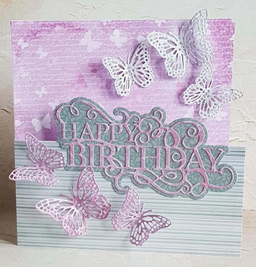 AddyCraft металлический Трафаретный вырубной штамп кроя поделочная Форма письма с