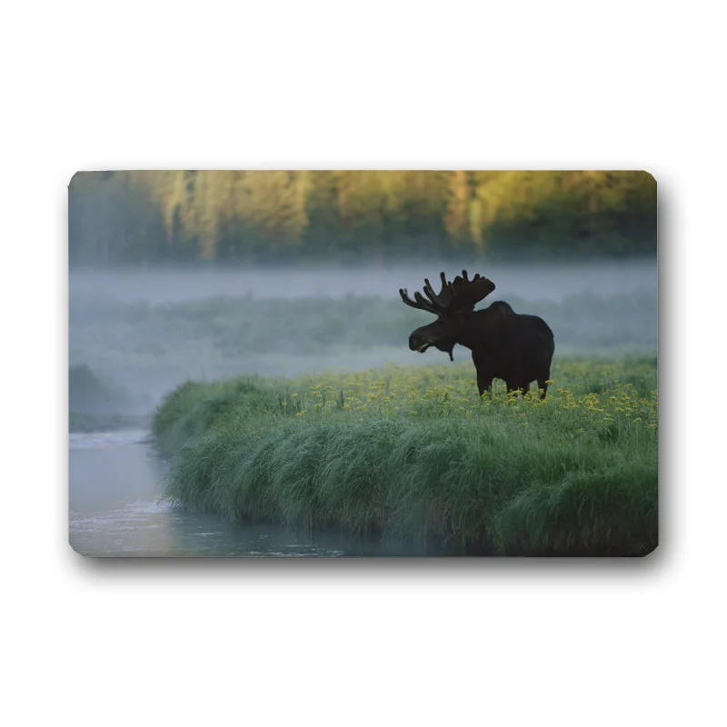 Напольный Противоскользящий коврик с лосями в Северной Америке напольные