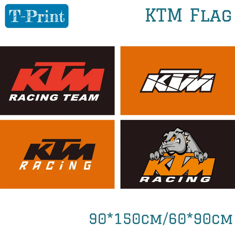 90*150 см 60*90 40*60 3x5ft KTM флаг для автомобиля гоночной команды баннер.|Флаги баннеры и