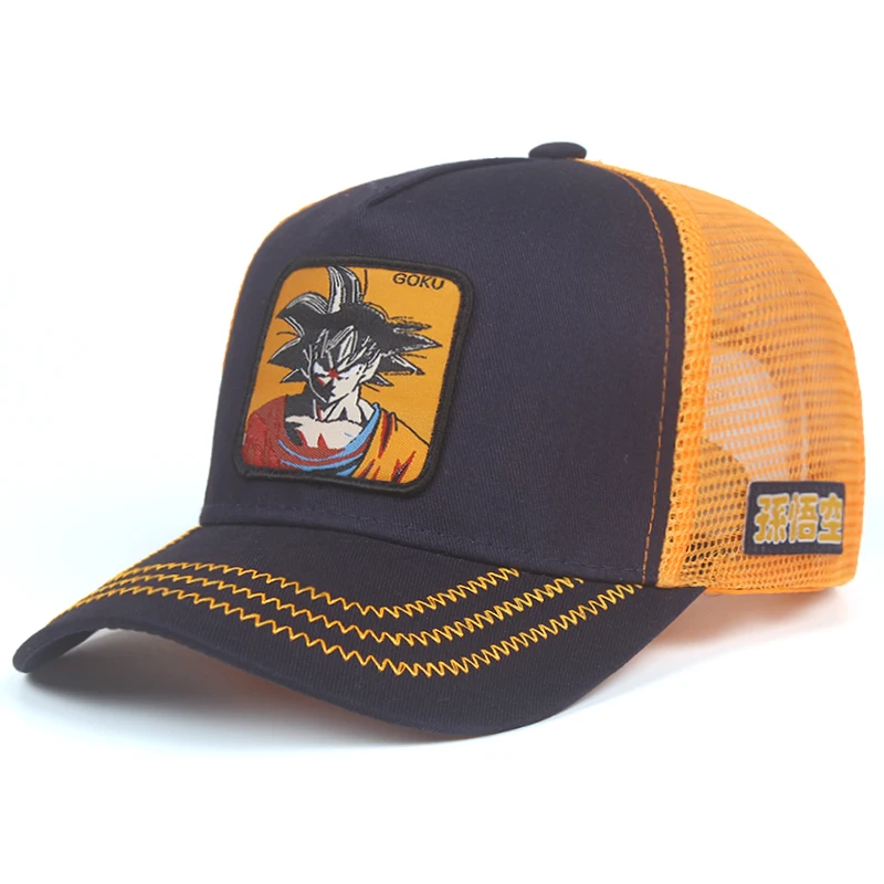 Бренд Вегета чехол Capsule corp Dragon Ball Z Snapback хлопок Бейсбол Кепки Для мужчин Для женщин в стиле «хип-хоп» для папы сетчатая шляпа Кепка-тракер в дропшиппинг