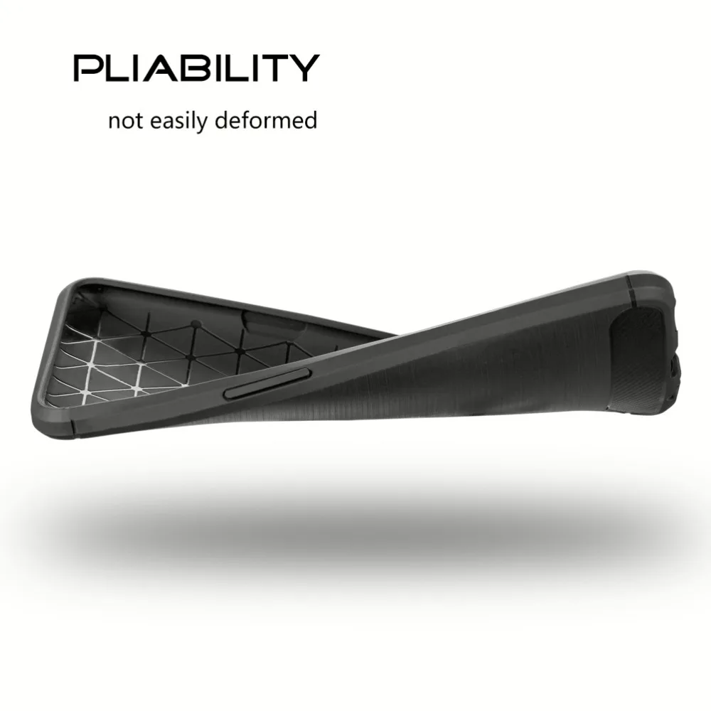 SLEO Case For HTC U11 Eyes Carbon Fiber Brushed Ultra Slim Soft Silicone TPU Plus Cover Life |