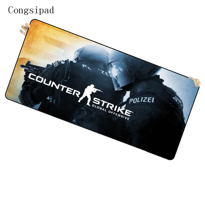 Congsipad счетчик Страйк большой замок край коврик для мыши геймер 900x400X3 мм игровой коврик для мыши большой популярный ноутбук ПК ноутбук padmouse