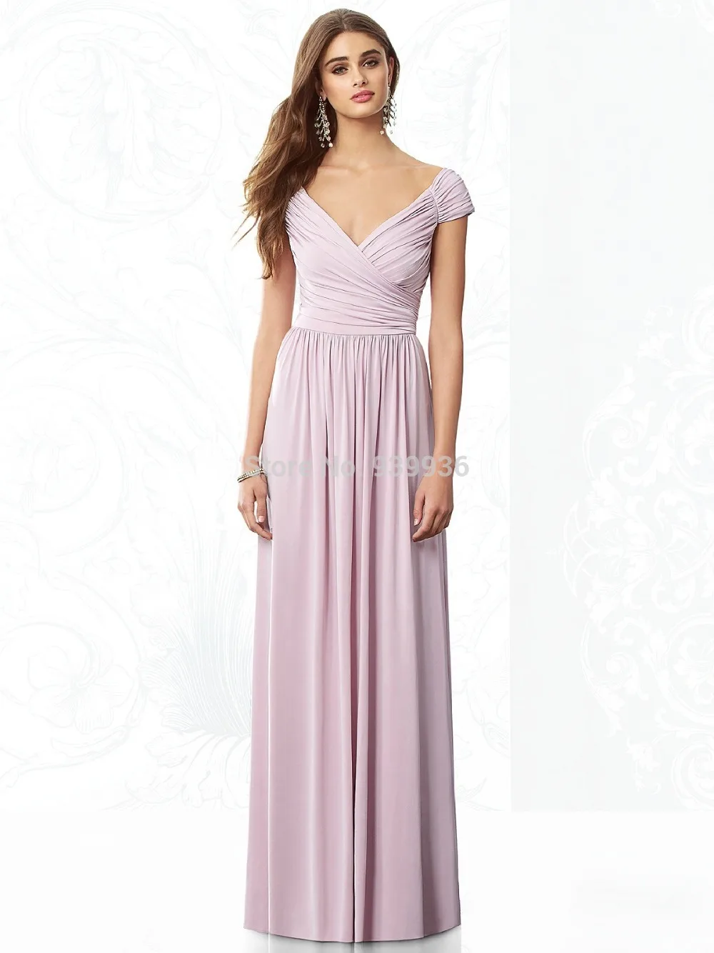 Designer Evening Dresses Uk Dynasty Wedding Best Online In Dubai Straight Floor-Length Built-In Bra Pleat None V-Neck 2015 Cheap | Свадьбы и