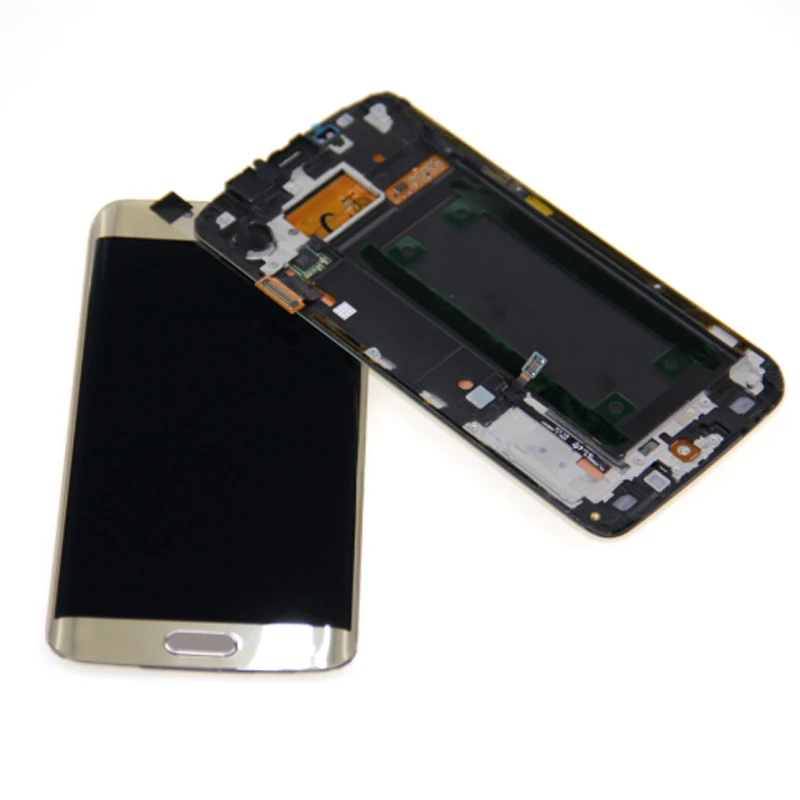 ЖК дисплей для Samsung Galaxy S6 Edge G925 G925F сменный сенсорный экран с цифровым