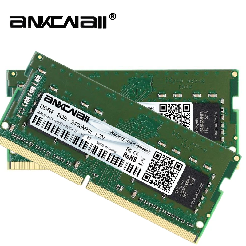 Новая память для ноутбука ANKONALL ddr4 32 Гб(2 шт. X 16 Гб) 2133 МГц 2400 МГц 2666 МГц, высокая совместимость с системами Intel и AMD