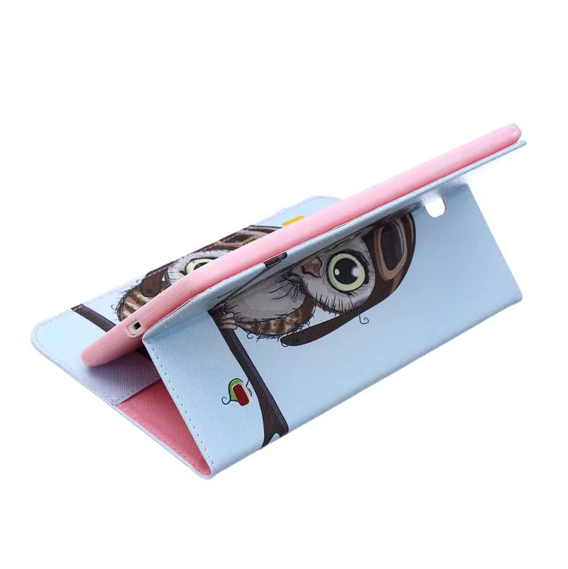 Для Samsung GALAXY Tab 4 8 0 чехол с принтом дизайн Folio PU Кожаные чехлы для T330 T331 T335 планшета