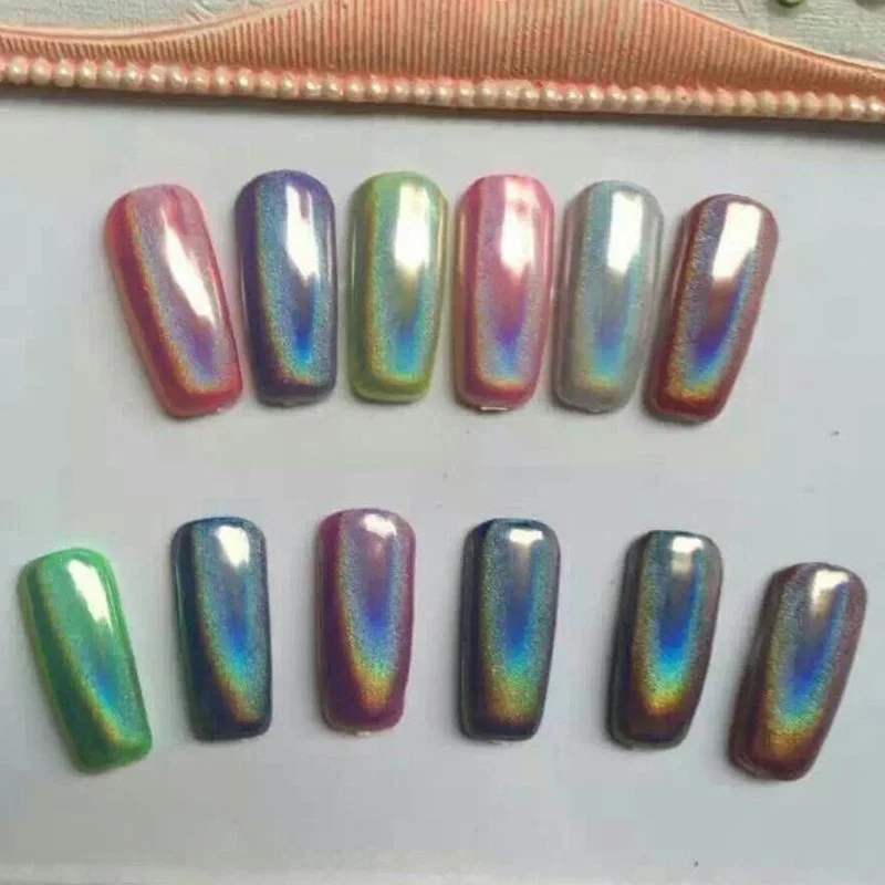 Magic Glitter Rainbow Effect Nail Art Powder Dust Pigment Colorful Decor G1 | Красота и здоровье