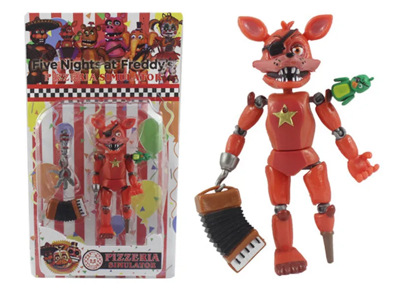 Five Nights At Freddy фигурка игрушка из фнаф Бонни Фокси Фредди Fazbear медведь куклы игрушки DIY сборка