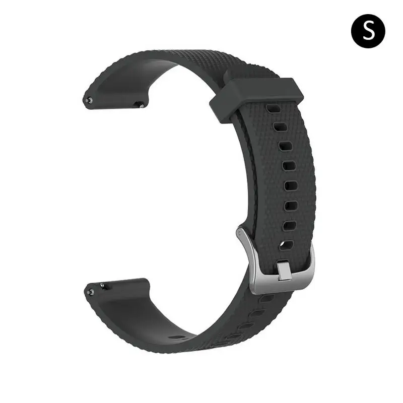 Gray S Для POLAR Vantage V/M ремешок для часов 22 мм для POLAR Vantage V/M силиконовый резиновый браслет мужской женский резиновый браслет - Цвет: Gray S