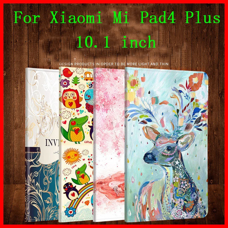 Роскошный чехол книжка из искусственной кожи для планшета Xiaomi Mi Pad 4 plus 10 1 дюймов