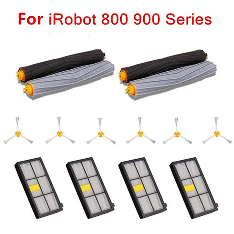 14 шт. фильтр боковая щетка экстрактор для Irobot Roomba 800 870 880 900 часть пылесос Запчасти