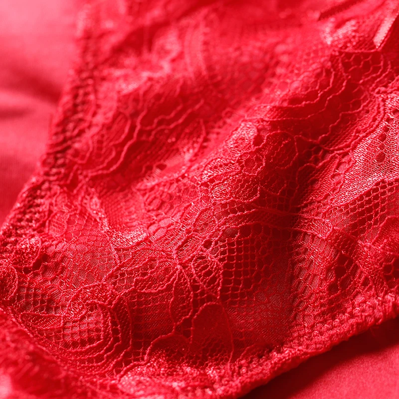 Трусы Lilymoda женские кружевные со средней талией Бесшовные тонкие пикантное