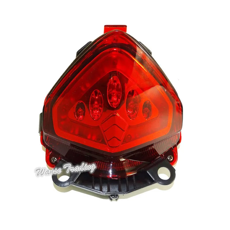Red Lens Waase для Honda CB500F CB500X CBR500R 2013 задний светильник тормозной поворотники Интегрированный Светодиодный светильник - Цвет: Red Lens
