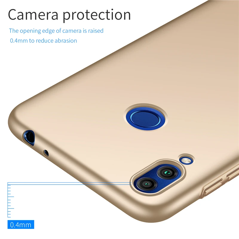 Чехол для Huawei Honor 8A 8C 8S роскошный Ультратонкий матовый жесткий защитный чехол из