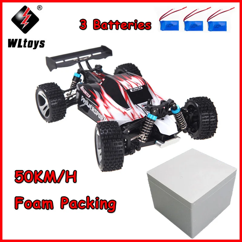 Wltoys A959 Радиоуправляемый автомобиль масштаб 1:18 2 4G 4WD RTR Внедорожник Багги