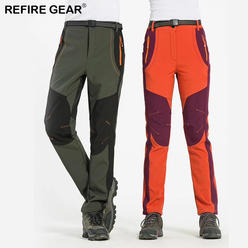 Спортивные штаны ReFire для мужчин и женщин утепленные флисовые туристические
