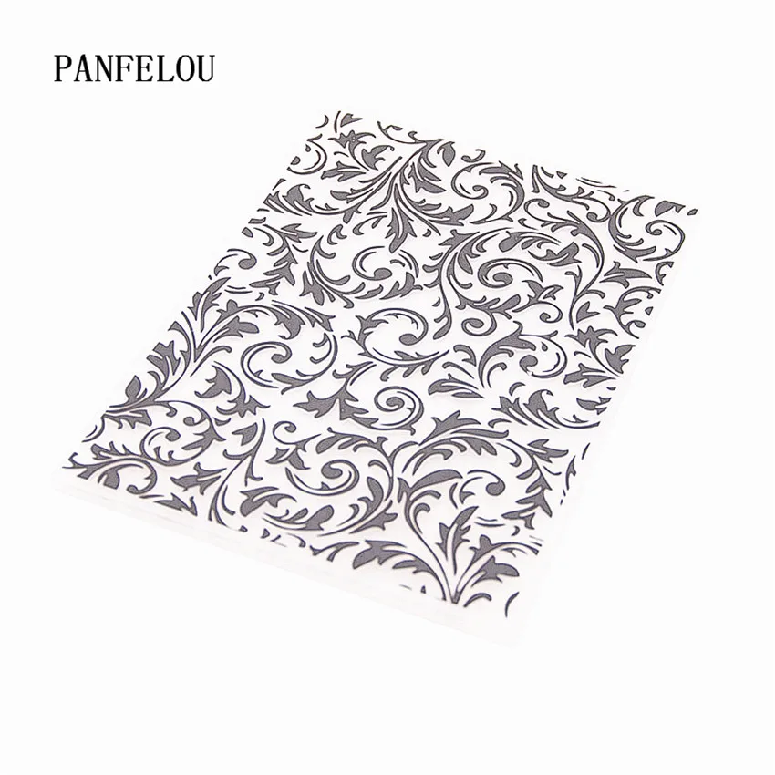 PANFELOU плюшевые лозы папки для тиснения Пластик Скрапбукинг DIY шаблон Fondant