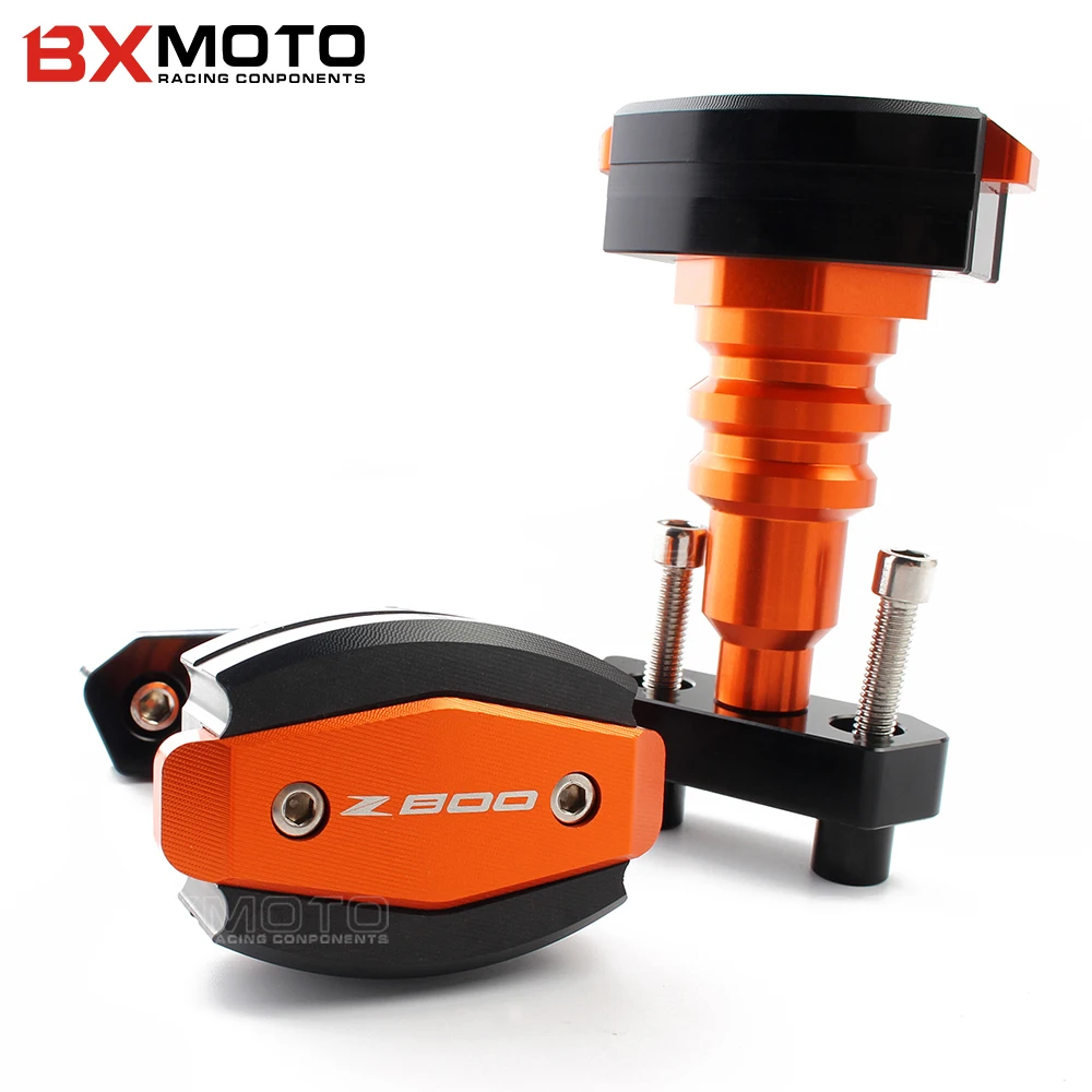 

Motorcycle Accessories CNC Frame Sliders Falling Protection Anti Crash Pad Left&Right Sides For kawasaki Z800 Z 800 2013-2016