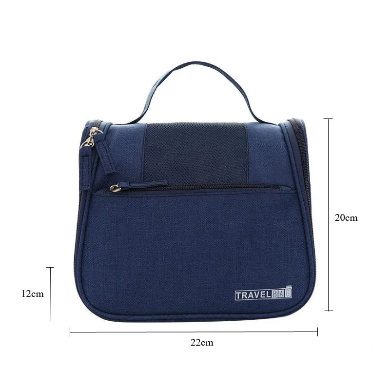 Однотонная дорожная косметичка HMUNII с крючком модные органайзеры для туалетных