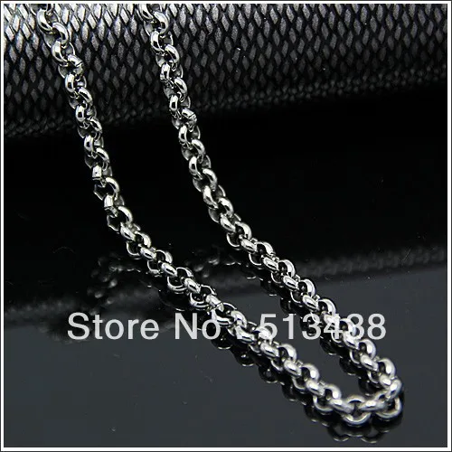 5 метров в партии топовая полированная нержавеющая сталь 6 мм Rolo-link цепь.