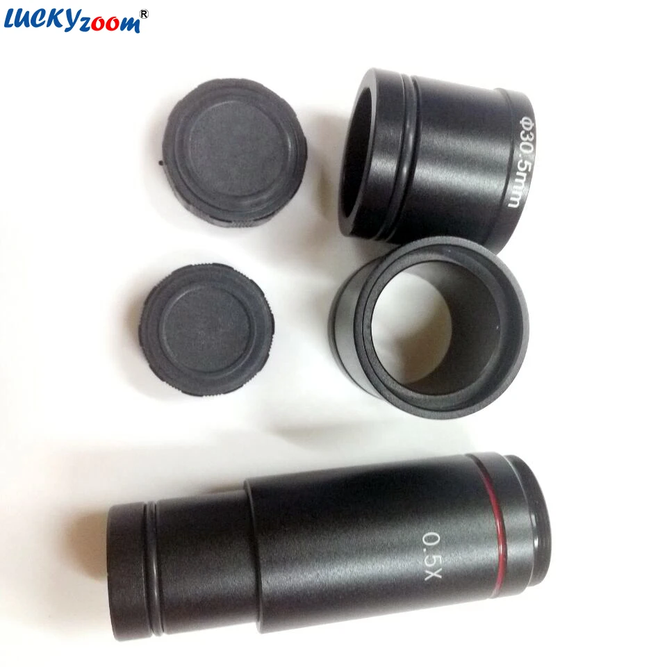 Объектив для микроскопа 0.5X C Mount 23 2 мм 30 5 CCD CMOS камера адаптер цифровой окуляр