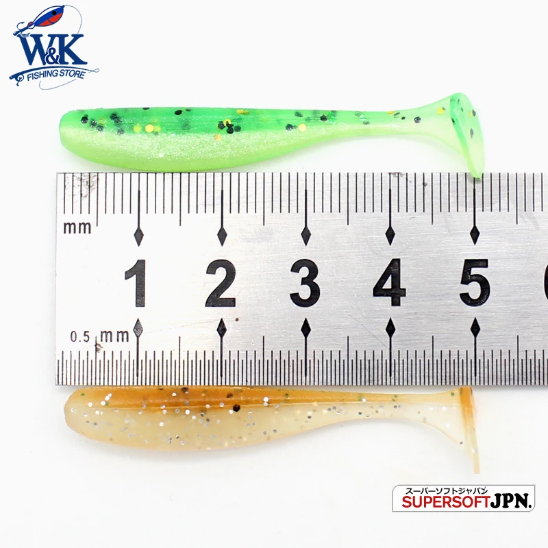 5cm Key Shad 20pcs Mini Shad Lure for ICE Fishing Perch Bass Bait 2