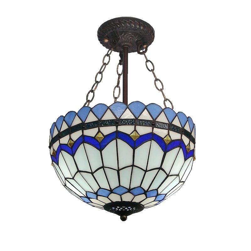 12 дюймовая настольная люстра Tiffanylamp для спальни кабинета светильники коридора