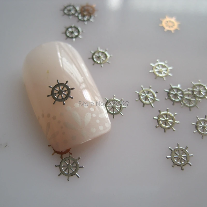 100 шт. серебряные милые металлические Стикеры для ногтей|sticker fabric|stickers opelsticker house |