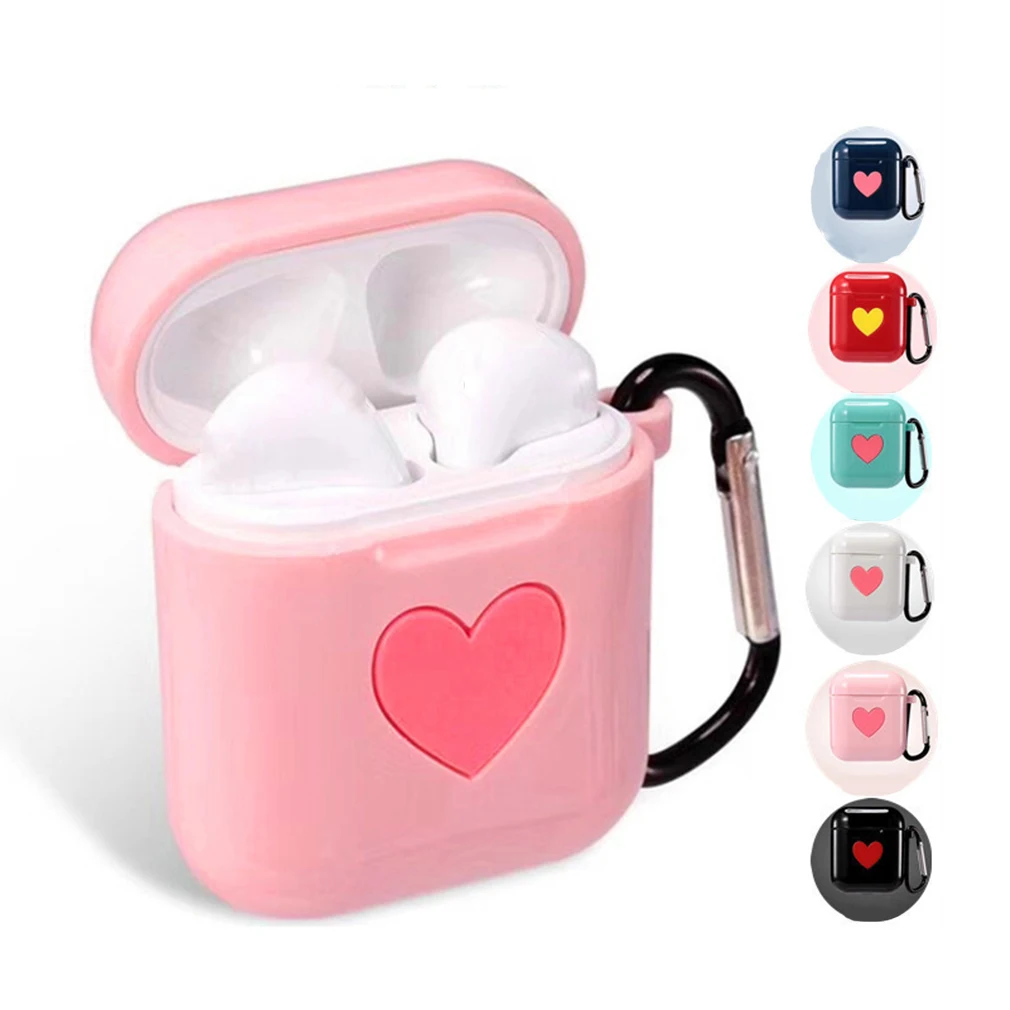 Милый мягкий силиконовый чехол для AirPods, защитный чехол, цветной чехол для Apple Air Pods, беспроводная коробка для наушников, аксессуары