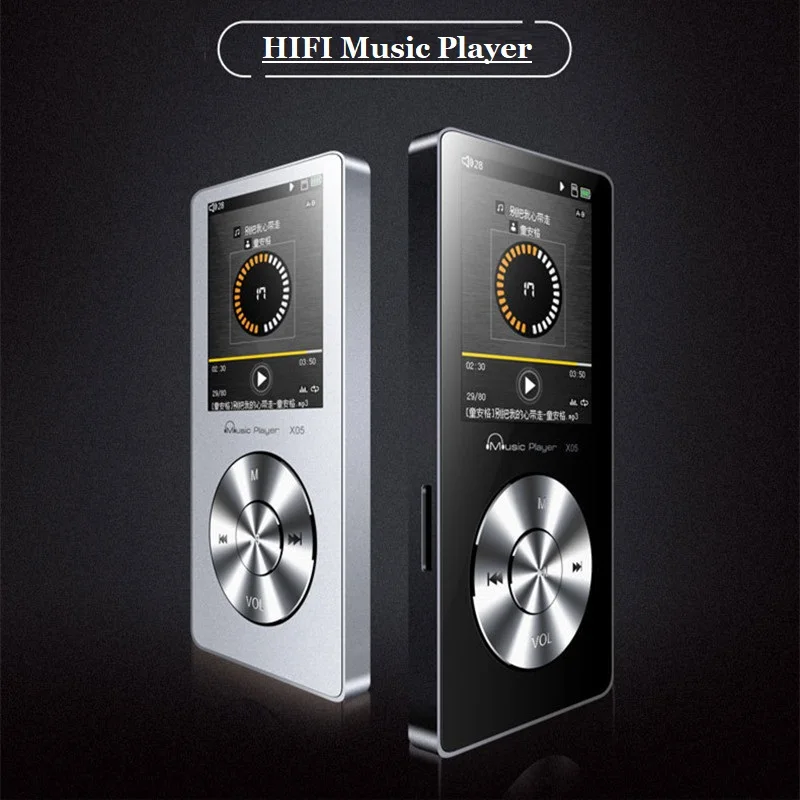 Hifi MP3 музыкальный плеер без потерь мини стерео 3D звук FM радио Запись электронная книга полностью Металлическая 8 ГБ Спорт MP3 с динамиком наушники