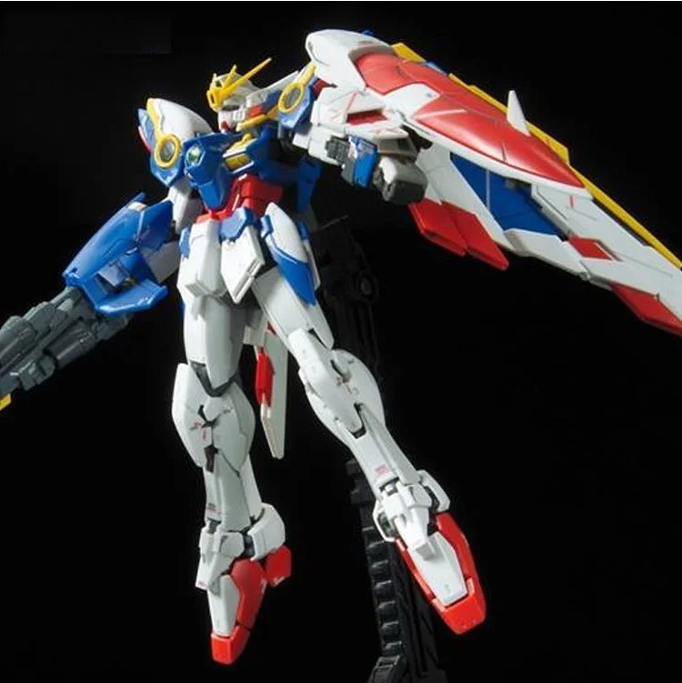 Japaness Bandai Gundam Модель RG 1/144 крыло ноль Гундам EW Justice Freedom 00 Destiny Armor Unchained мобильный костюм детские игрушки