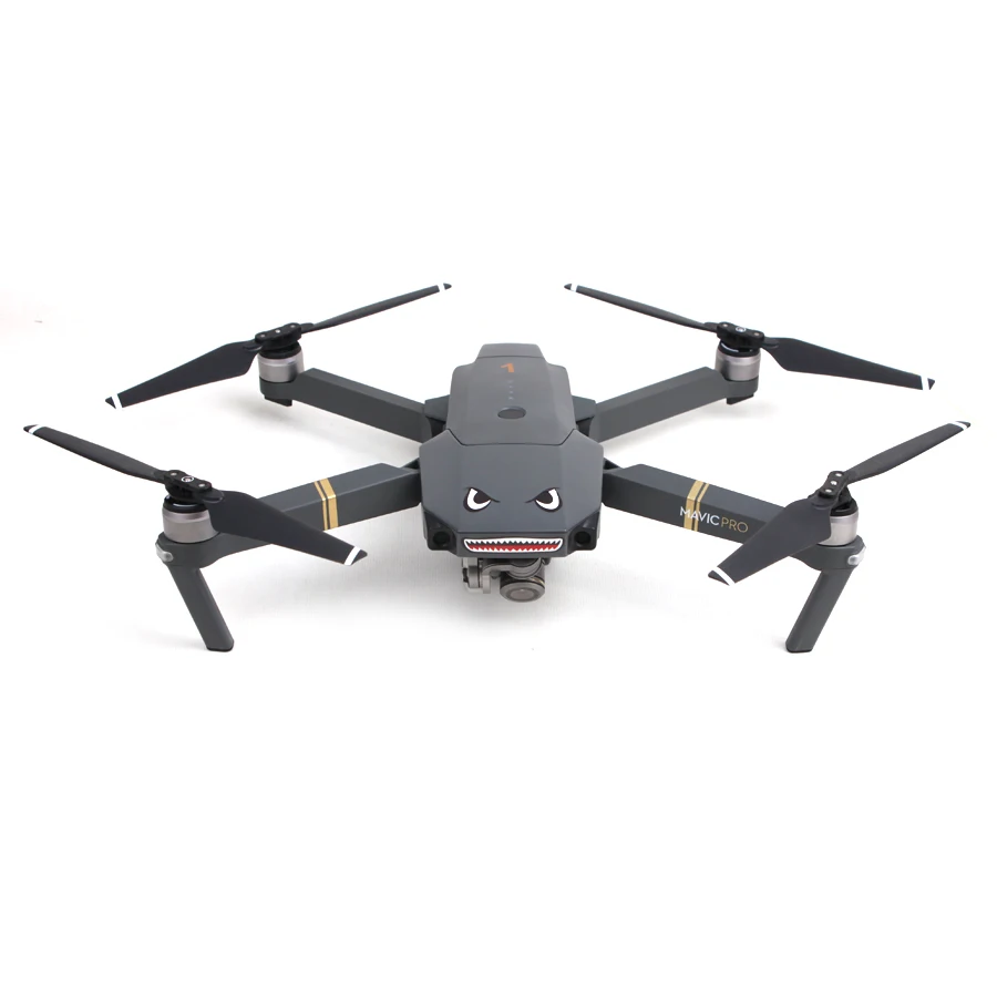 Наклейки DJI Mini 2 шт. наклейки на лицо акулы для MAVIC AIR 2/Mavic Air/MAVIC PRO/DJI Spark/Mavic сделай