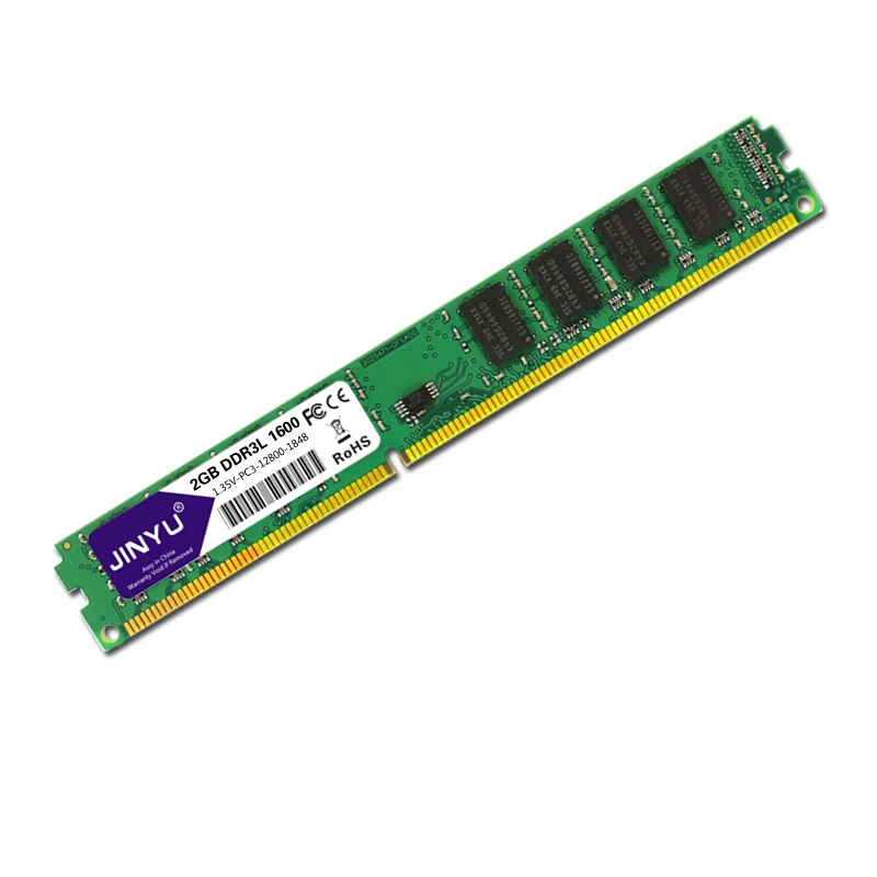 JINYU Ddr3 низкое напряжение 2G 1,35 V 240Pin Ram память для рабочего стола
