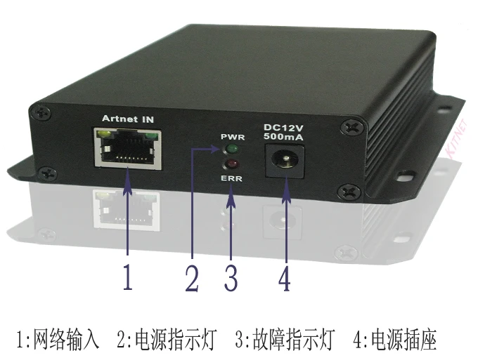 ArtNet для конвертер DMX 4 выхода DMX512 2048 каналов совместимое программное обеспечение