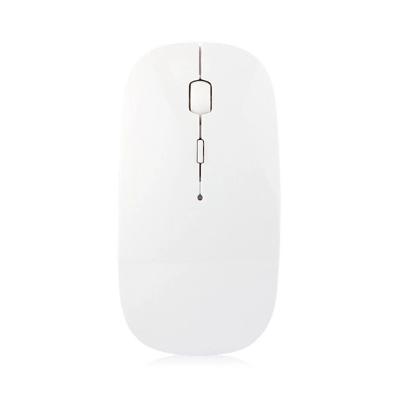 Бесшумная перезаряжаемая Bluetooth мышь для ноутбука Onda X20 oBook11 oBook20 Plus 10 Pro 11 V10 Pro V18 V919 Air V989 - Цвет: Белый