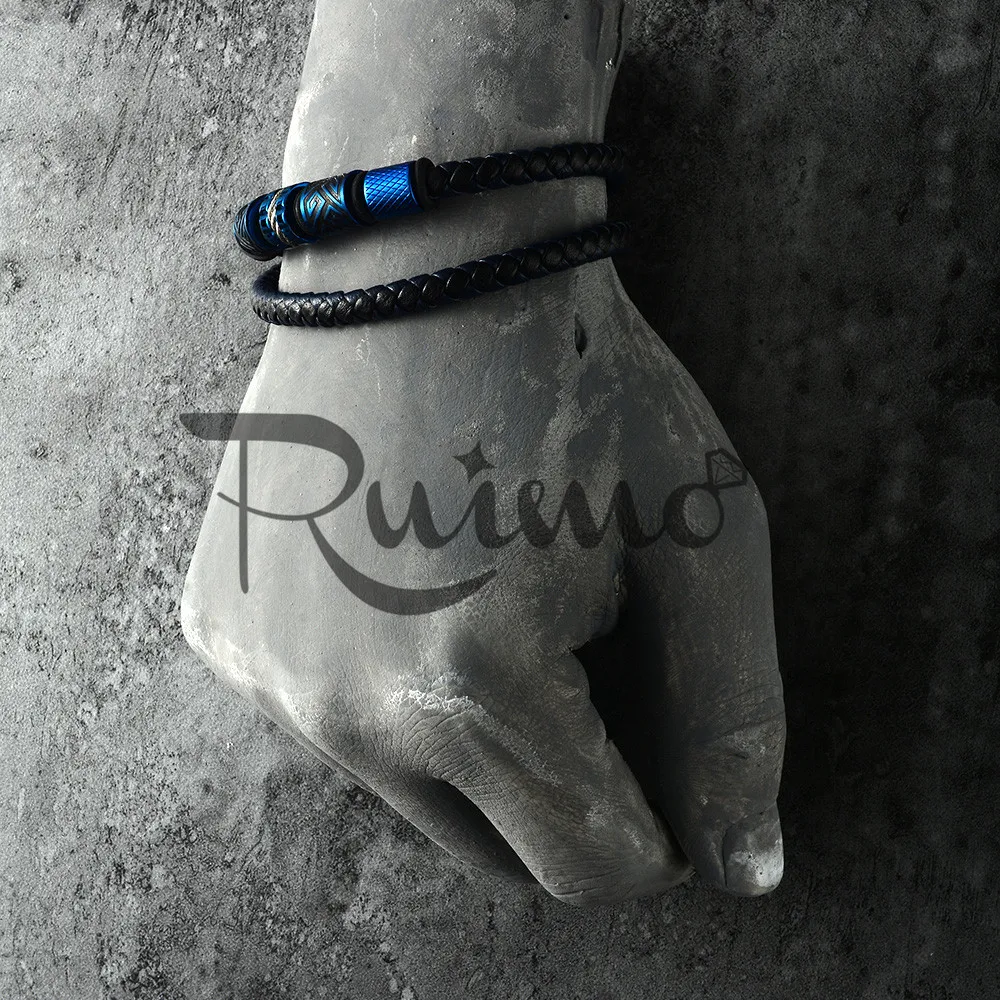 Плоский плетеный кожаный шнур RUIMO 6*3 мм из натуральной плетеной кожи разноцветные