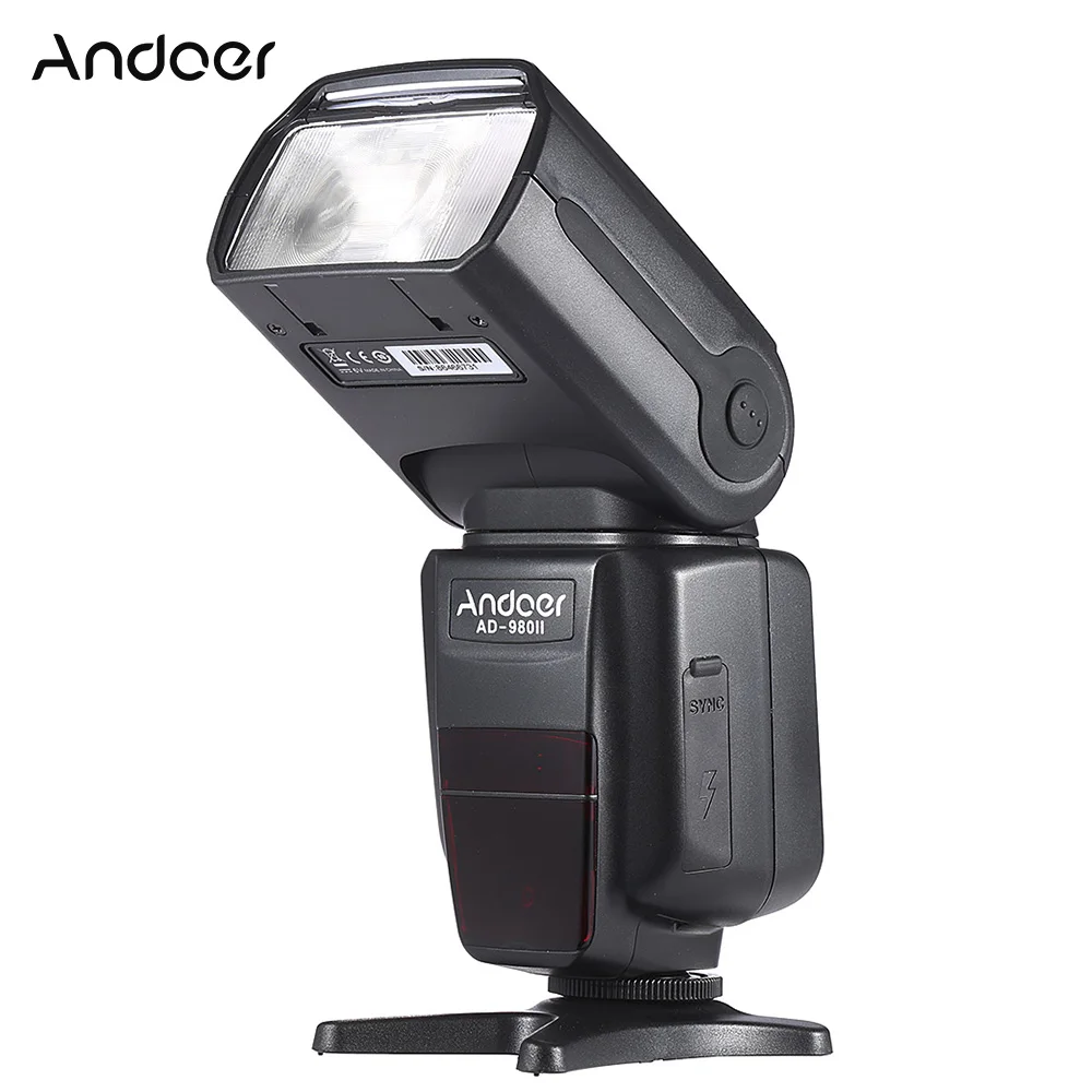 Вспышка Andoer Speedlite AD 980II HSS 1/8000s Master Slave GN58 аксессуары для камеры Canon 5D Mark