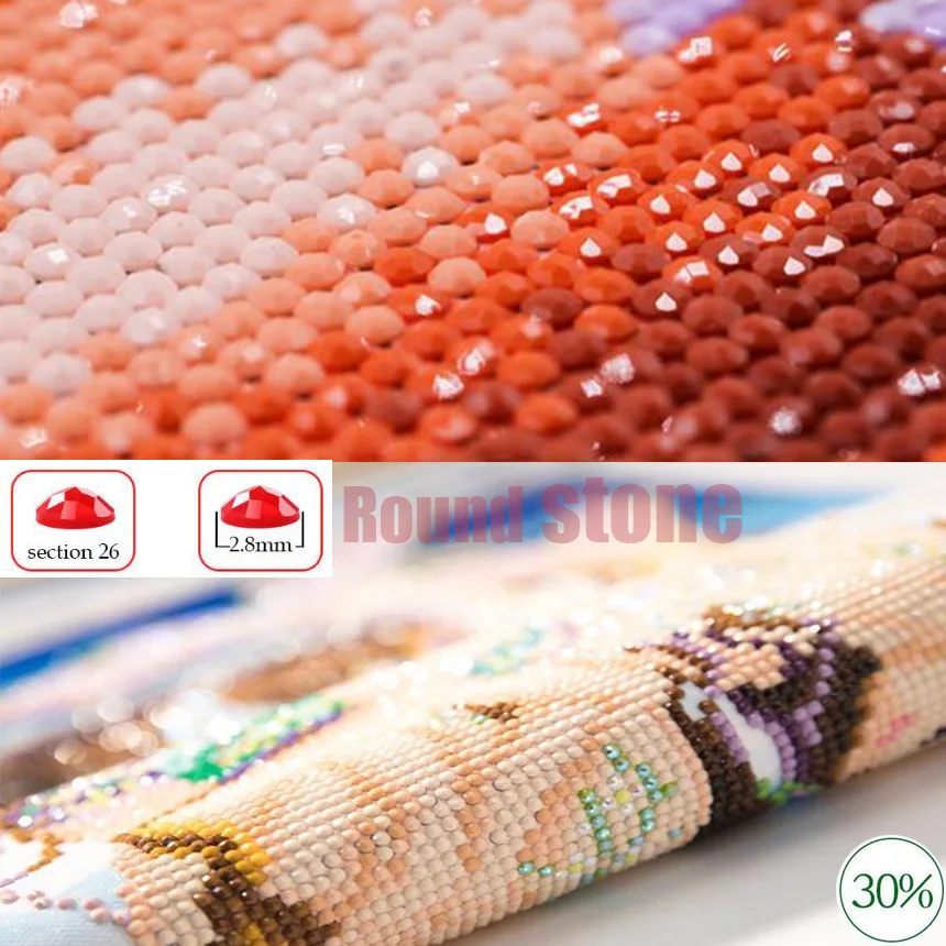 Алмазная живопись с Санта-Клаусом полноразмерная вышивка крестиком мозаика