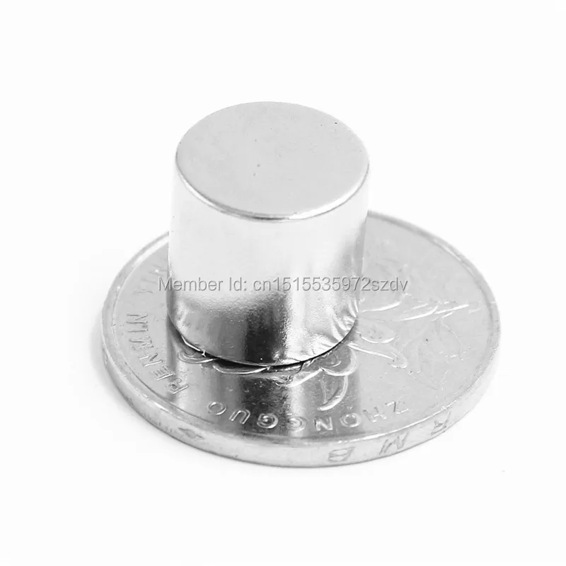 

500pcs Strong Round Dia 12mm x 12mm N35 Rare Earth Neodymium Magnet Art Craft Fridge 12x12mm